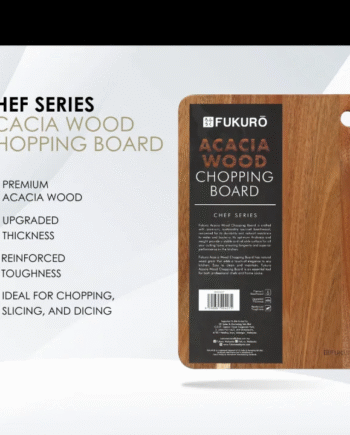 Fukuro Chef Series Acacia Wood Chopping Board (34.x 2 x 24cm)
