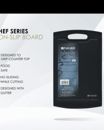 Fukuro Chef Series Non-Slip Cutting Board L / Chopping Board (35.8 x 21.8 x 1cm)