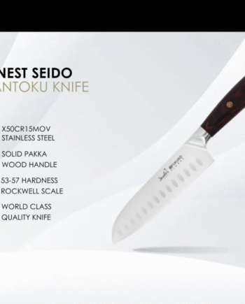 Fukuro Seido Santoku Knife / Stainless Steel Knife
